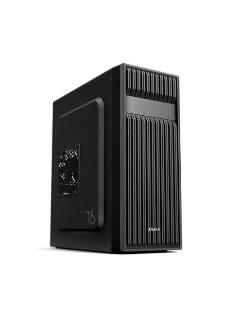 ZALMAN Ház Mini ATX T6 tápegység nélkül, Mini-Tower Fekete, USB3.0