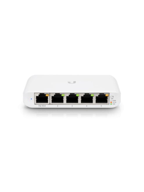 UBiQUiTi Switch 5x1000Mbps (POE Input), Menedzselhető, Asztali - USW-FLEX-MINI