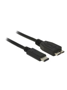   DELOCK kábel USB 3.1 Gen 2 Type-C male > USB Type Micro-B male 0.5m fekete