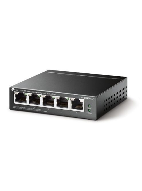 TP-LINK Switch 5x1000Mbps (4xPOE+), TL-SG1005LP