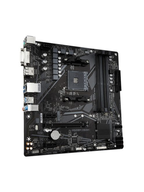 GIGABYTE Alaplap AM4 A520M DS3H AMD A520, mATX