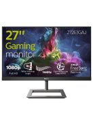 PHILIPS Gaming 144Hz VA monitor 27" 272E1GAJ, 1920x1080, 16:9, 350cd/m2, 1ms, HDMI/DisplayPort, hangszóró