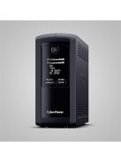 CYBERPOWER UPS, VP1000EILCD, (6xIEC C13) 1000VA 550W 230V szünetmentes tápegység + USB LINE-INTERACTIVE