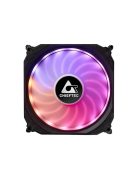 CHIEFTEC Ventilátor, TORNADO RGB Ventilátor + RGB Kontroller + Távirányító, 3 darab/csomag, fekete