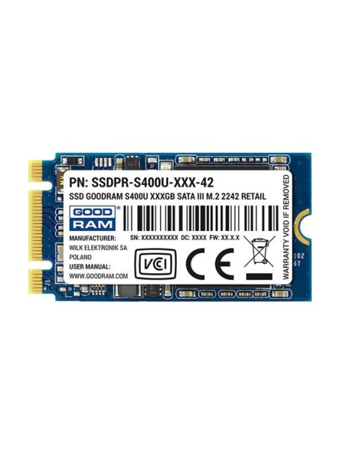 GOODRAM SSD M.2 SATA 2242 240GB, S400U