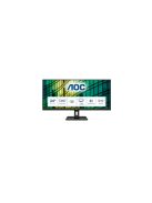 AOC IPS monitor 34" Q34E2A, 2560x1080, 21:9, 300cd/m2, 4ms, 2xHDMI/DisplayPort, hangszóró