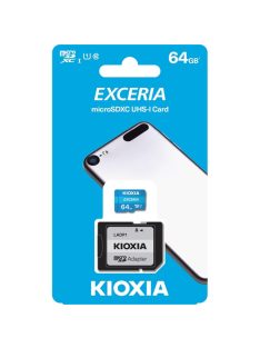   KIOXIA Memóriakártya SDXC 64GB CL10 UHS-I + adapter (TOSHIBA)