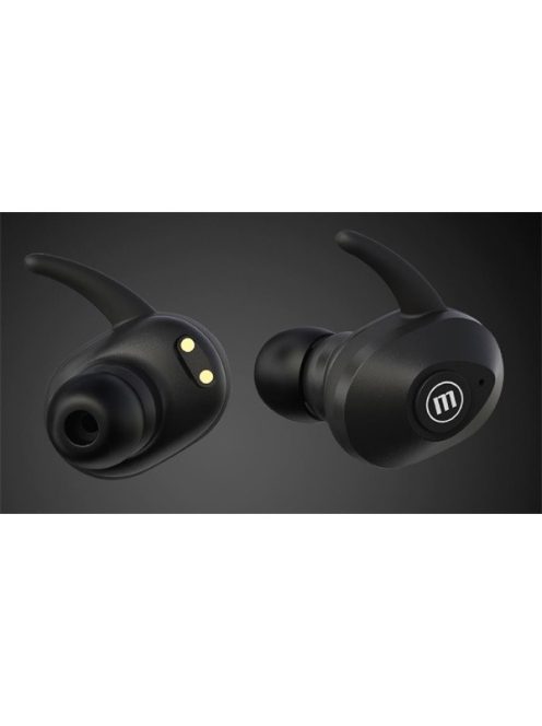 MAXELL vezeték nélküli fülhallgató, MINI DUO earbuds, TWS, bluetooth 5.0, fekete