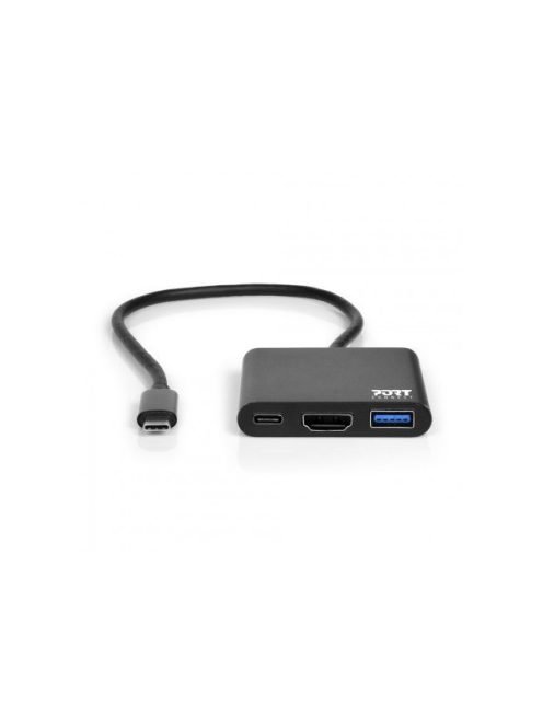 PORT DESIGNS dokkoló, USB-C MINI DOCKING STATION WITH HDMI