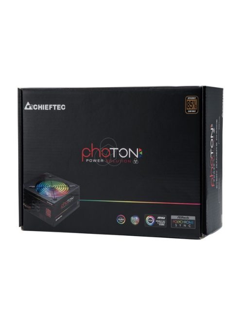 CHIEFTEC Tápegység Moduláris, Photon 750W 80%+ Bronz BOX RGB világítás