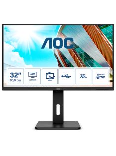   AOC VA monitor 31.5" U32P2, 3840x2160, 16:9, 350cd/m2, 4ms, 2xHDMI/DisplayPort/4xUSB, Pivot, hangszóró