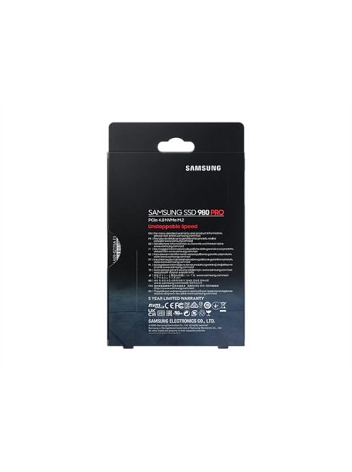 SAMSUNG 980 PRO PCle 4.0 NVMe M.2 SSD 2TB