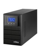 NJOY Szünetmentes ATEN PRO 1000, 1000VA, 900W, Online, LCD display