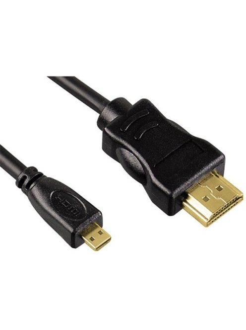 OMEGA kábel, HDMI v.1.4., arany, 5m, fekete