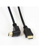 OMEGA kábel, HDMI v.1.4., arany, 5m, fekete