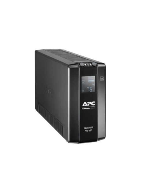 APC Back-UPS Pro BR650MI, gaming, (6 outlets) 650VA LCD 230V LINE-INTERACTIVE szünetmentes, tiszta sinus, AVR