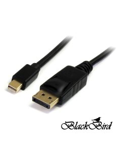   BLACKBIRD Kábel Displayport 1.2 male to Mini Displayport 1.2 male 60Hz, 2m