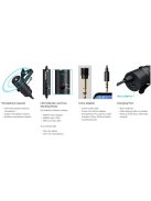 MAONO Tölthető Mikroport AU-100R, Rechargeable Omnidirectional Lapel Microphone