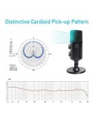 MAONO USB Podcast Mikrofon AU-902, USB Microphone Set Cardioid Condenser Podcast Mic