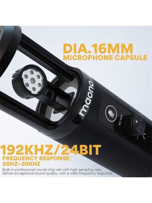 MAONO USB Podcast Mikrofon szett AU-PM422, USB Podcasting Microphone Kit