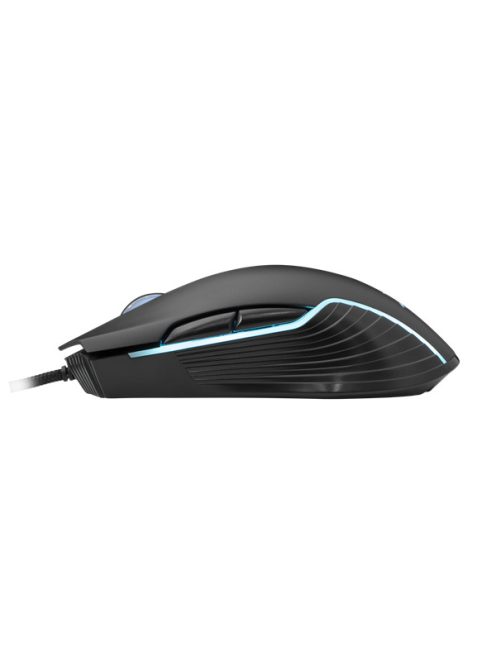 WHITE SHARK GM-5003 AZARAH gaming egér, fekete, 6400dpi