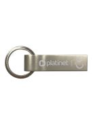 PLATINET Pendrive, 16GB, USB 2.0, vízálló, ezüst