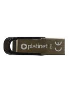 PLATINET Pendrive, 64GB, S-Depo, USB 2.0, vízálló, ezüst