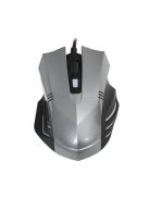 VARR optikai gamer egér, OM-267 GAMING 1200-1600-2400-3200DPI 6D, szürke