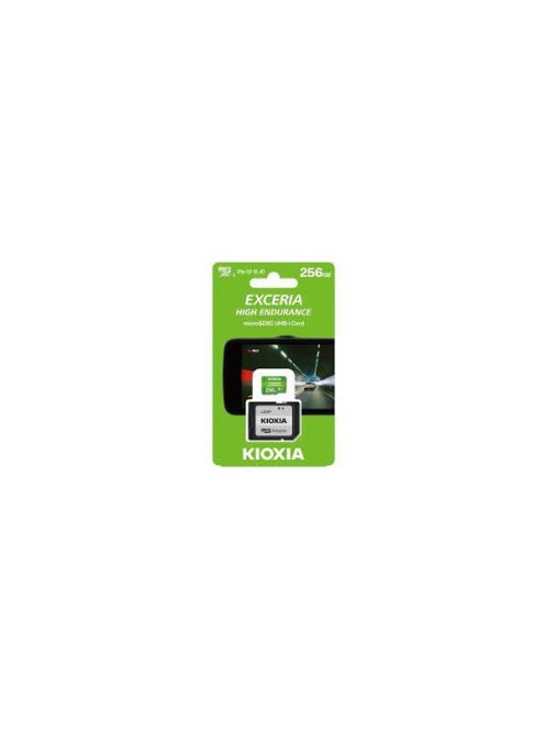 KIOXIA Memóriakártya MicroSDXC 256GB Exceria High Endurance CL10 UHS-I U3 + Adapter (TOSHIBA)