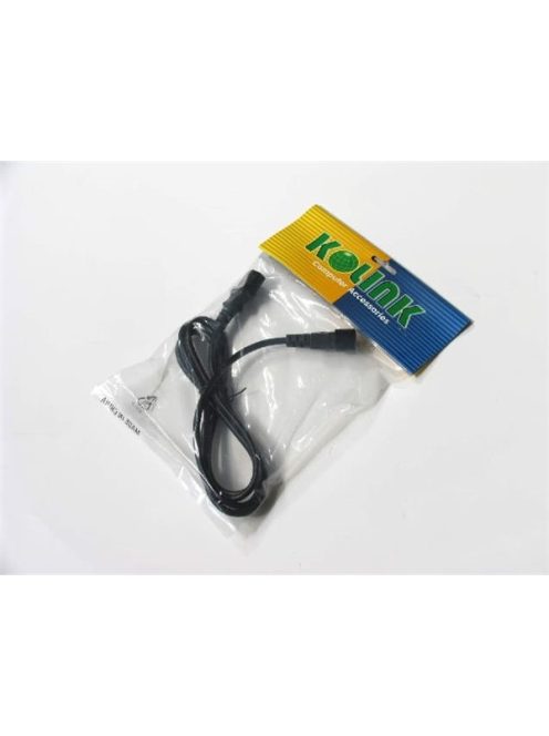 KOLINK Kábel Tápkábel hosszabbító C13 (anya) - C14 (apa) 1,8 méteres, fekete