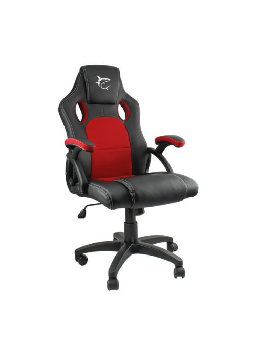 WHITE SHARK KINGS THRONE gamer szék fekete/piros