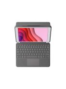 LOGITECH Billentyűzet - Combo Touch Ipad (7, 8 gen.) Grafitszürke, UK