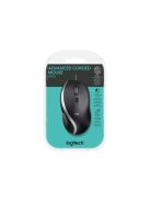 LOGITECH Egér - M500s Advanced Corded Vezetékes, Fekete