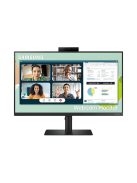 SAMSUNG IPS monitor B2B 24" S4, 1920x1080, 16:9, 250cd/m2, 5ms, VGA/DisplayPort/HDMI/3xUSB, Pivot, hangszóró, webkamera