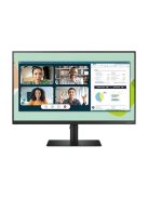 SAMSUNG IPS monitor B2B 24" S4, 1920x1080, 16:9, 250cd/m2, 5ms, VGA/DisplayPort/HDMI/3xUSB, Pivot, hangszóró, webkamera