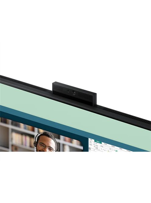 SAMSUNG IPS monitor B2B 24" S4, 1920x1080, 16:9, 250cd/m2, 5ms, VGA/DisplayPort/HDMI/3xUSB, Pivot, hangszóró, webkamera