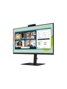SAMSUNG IPS monitor B2B 24" S4, 1920x1080, 16:9, 250cd/m2, 5ms, VGA/DisplayPort/HDMI/3xUSB, Pivot, hangszóró, webkamera