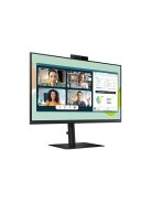 SAMSUNG IPS monitor B2B 24" S4, 1920x1080, 16:9, 250cd/m2, 5ms, VGA/DisplayPort/HDMI/3xUSB, Pivot, hangszóró, webkamera
