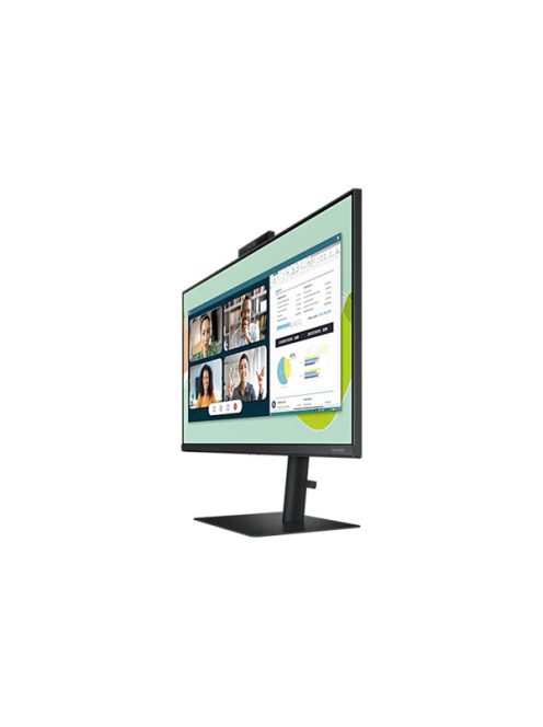 SAMSUNG IPS monitor B2B 24" S4, 1920x1080, 16:9, 250cd/m2, 5ms, VGA/DisplayPort/HDMI/3xUSB, Pivot, hangszóró, webkamera