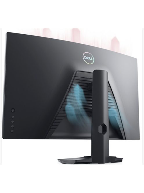 DELL LED Ívelt Monitor 32" S3222DGM 2560 x 1440, 3000:1, 350cd, 2 ms, 2xHDMI, 1xDP,  fekete