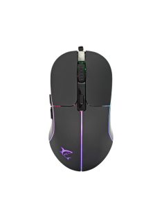   WHITE SHARK GM-5010 WARLOCK gamer egér, 7D, fekete, 6400 dpi, RGB