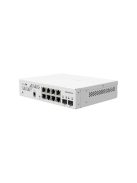 MIKROTIK Cloud Smart Switch 8x1000Mbps + 2x10000Mbps SFP+, Menedzselhető, Rackes - CSS610-8G-2S+IN