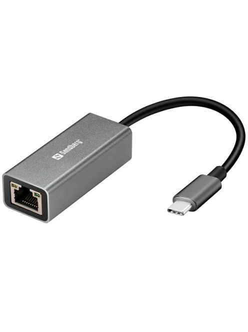 SANDBERG USB-C tartozék, USB-C Gigabit Network Adapter