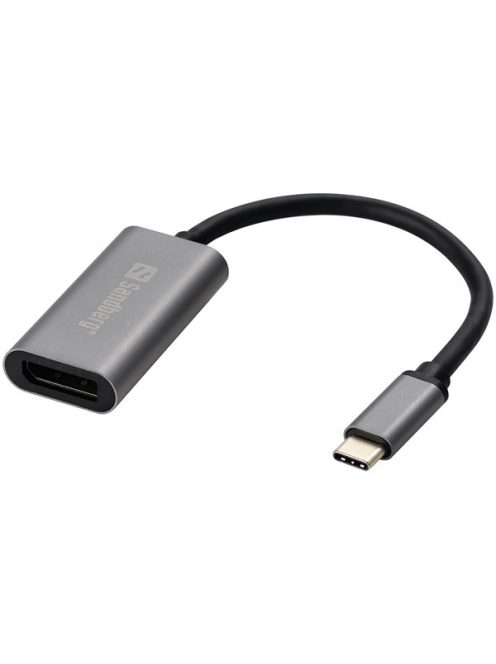 SANDBERG USB-C tartozék, USB-C to DisplayPort Link