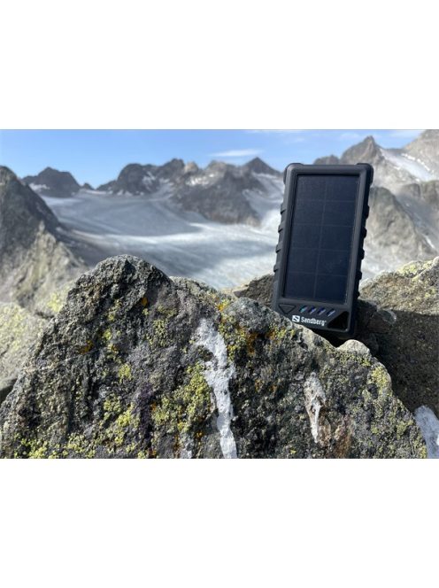 SANDBERG Hordozható akkumulátor, Outdoor Solar Powerbank 16000