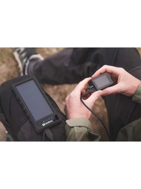 SANDBERG Hordozható akkumulátor, Outdoor Solar Powerbank 16000