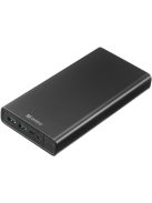 SANDBERG Hordozható akkumulátor, Powerbank USB-C PD 100W 38400