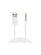 SANDBERG Töltőkábel, USB>Lightning MFI 1m White
