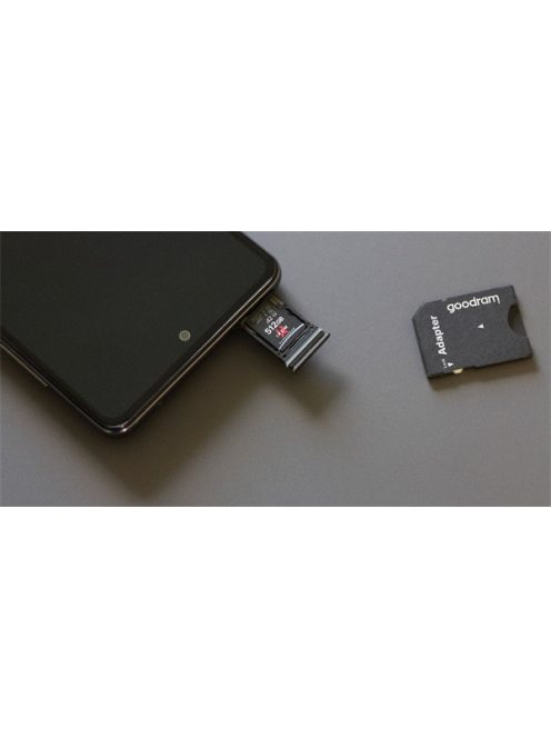 GOODRAM Memóriakártya MicroSDXC 512GB UHS-I U3 V30 + adapter, IRDM