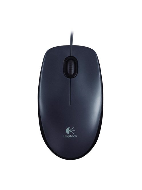 LOGITECH Egér - M90 Vezetékes Optikai, Sötét szürke